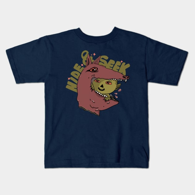 Hide & Seek Kids T-Shirt by luisereno